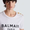 T-shirt med Balmain Paris-tryck T-shirt med Balmain Paris-tryck