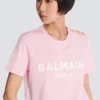T-shirt med Balmain Paris-tryck T-shirt med Balmain Paris-tryck