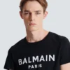 T-shirt med Balmain Paris-tryck T-shirt med Balmain Paris-tryck