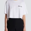 T-shirt med Balmain Signature-broderi T-shirt med Balmain Signature-broderi