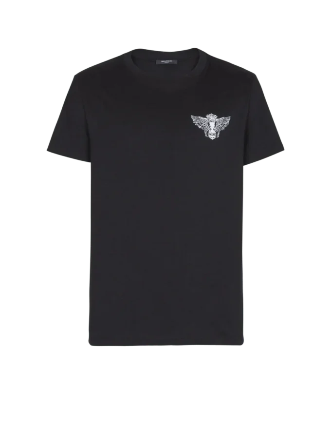 T-shirt med Balmain Wings-tryck T-shirt med Balmain Wings-tryck