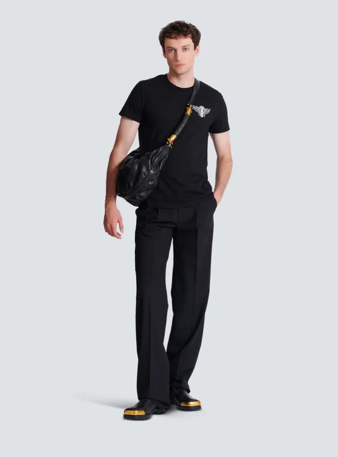 T-shirt med Balmain Wings-tryck T-shirt med Balmain Wings-tryck