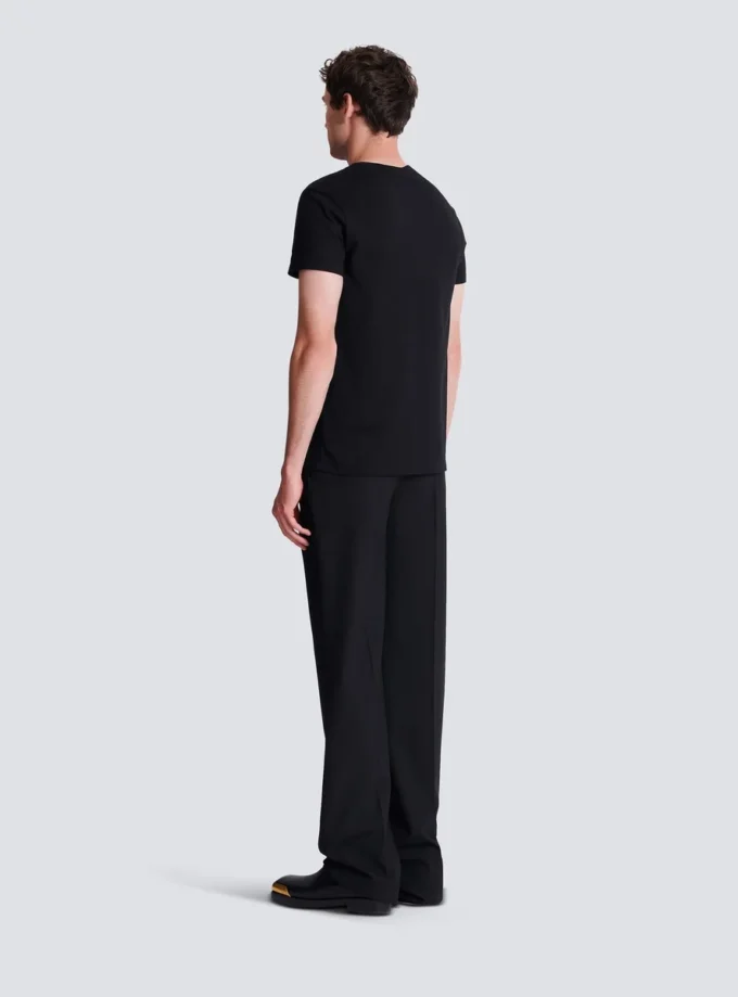 T-shirt med Balmain Wings-tryck T-shirt med Balmain Wings-tryck