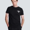 T-shirt med Balmain Wings-tryck T-shirt med Balmain Wings-tryck
