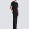 T-shirt med broderad kristalleffekt T-shirt med broderad kristalleffekt