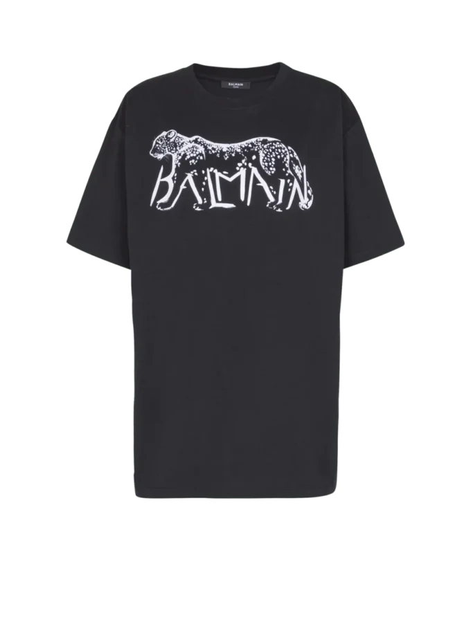 T-shirt med leopardmönster T-shirt med leopardmönster