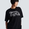T-shirt med leopardmönster T-shirt med leopardmönster