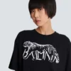 T-shirt med leopardmönster T-shirt med leopardmönster