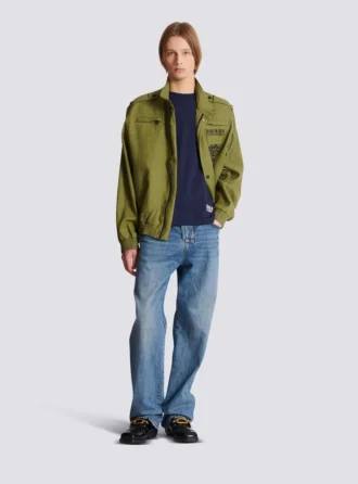 T-shirt med liten Balmain-stämpel