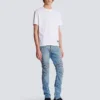 T-shirt med liten Balmain-stämpel T-shirt med liten Balmain-stämpel