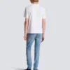T-shirt med liten Balmain-stämpel T-shirt med liten Balmain-stämpel