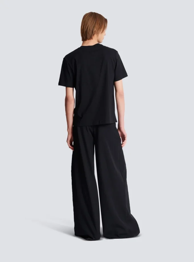 T-shirt med liten Balmain-stämpel T-shirt med liten Balmain-stämpel