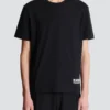 T-shirt med liten Balmain-stämpel T-shirt med liten Balmain-stämpel