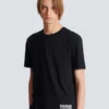 T-shirt med liten Balmain-stämpel T-shirt med liten Balmain-stämpel