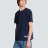 T-shirt med liten Balmain-stämpel T-shirt med liten Balmain-stämpel
