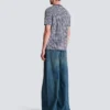 T-shirt med monogram och Balmain Couture-etikett