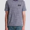 T-shirt med monogram och Balmain Couture-etikett