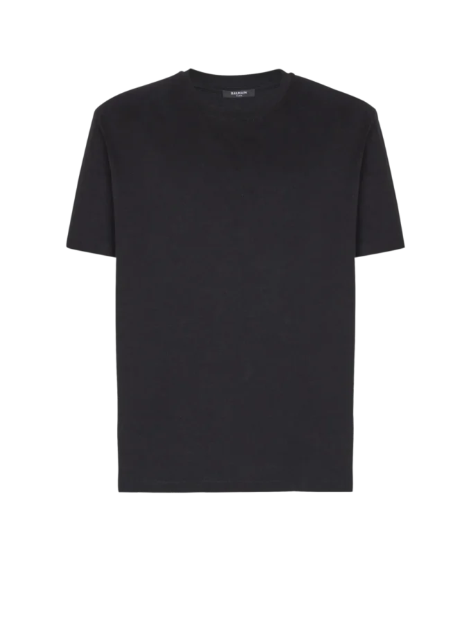 T-shirt med vintage Balmain-logotyp i gel T-shirt med vintage Balmain-logotyp i gel