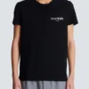 T-shirt med vintage Balmain-logotyp i gel T-shirt med vintage Balmain-logotyp i gel