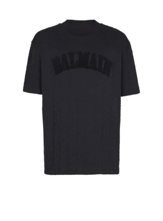 Terry-T-shirt med monogram