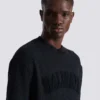 Terry-T-shirt med monogram