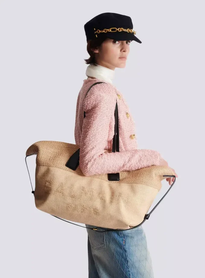 Track raffia-toteväska Track raffia-toteväska