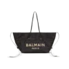 Track-toteväska i raffia och kalvskinn Track-toteväska i raffia och kalvskinn