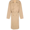 Trenchcoat i bomullscanvas Trenchcoat i bomullscanvas