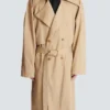 Trenchcoat i bomullscanvas Trenchcoat i bomullscanvas