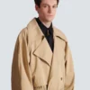 Trenchcoat i bomullscanvas Trenchcoat i bomullscanvas
