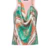 Trompe-l’œil-inspirerad väst med Balmain Foulard-tryck Trompe-l’œil-inspirerad väst med Balmain Foulard-tryck
