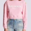 Tryckt Balmain Paris-tröja