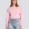 Tryckt Balmain Paris-tröja