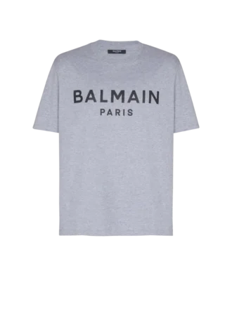 Tryckt bomullst-shirt