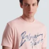 Tryckt bomullst-shirt Tryckt bomullst-shirt
