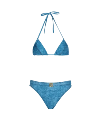 Tvådelad baddräkt i denim