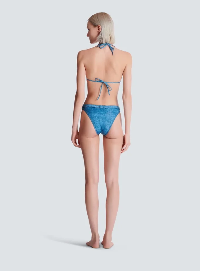 Tvådelad baddräkt i denim