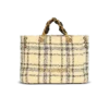 Tygväska i rutig tweed 1945 Tygväska i rutig tweed 1945