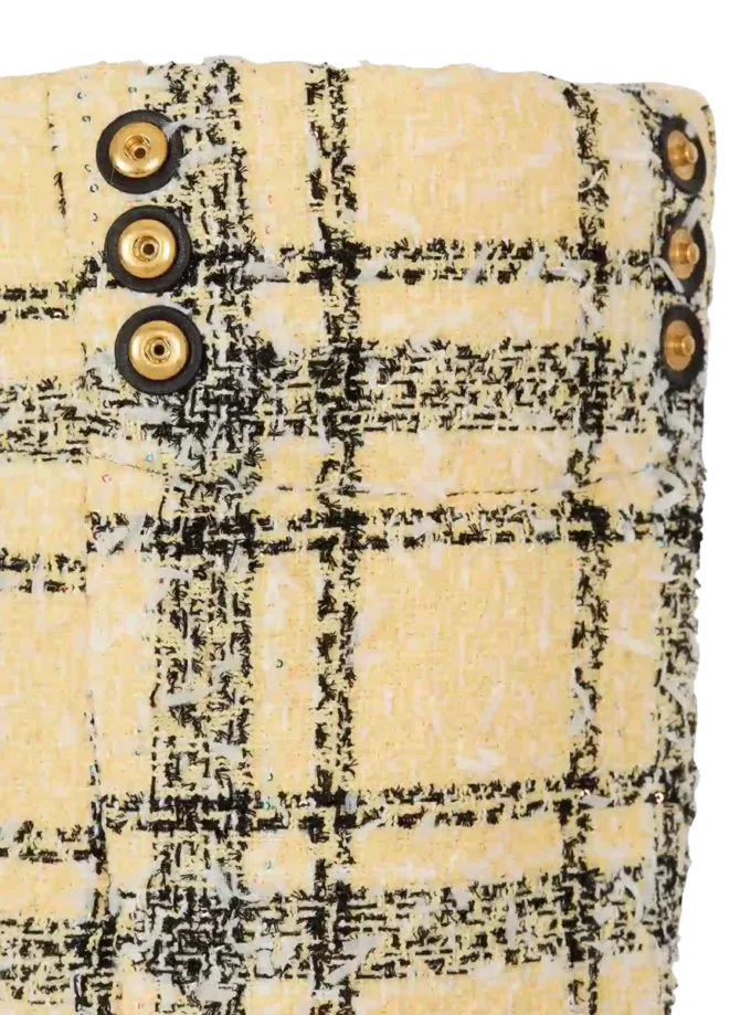 Tygväska i rutig tweed 1945 Tygväska i rutig tweed 1945