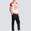 Varsity-T-shirt med Balmain Écusson-tryck