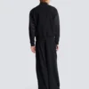 Varsityjacka i grain de poudre-ull och satin Varsityjacka i grain de poudre-ull och satin
