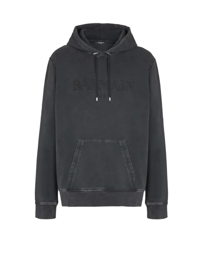 Vintage Balmain broderad hoodie Vintage Balmain broderad hoodie