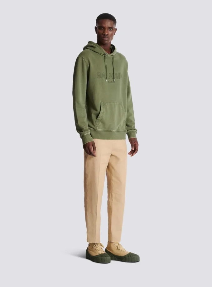 Vintage Balmain broderad hoodie Vintage Balmain broderad hoodie