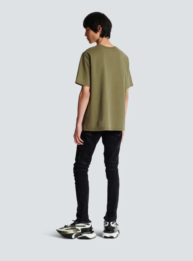 Vintage Balmain-broderad T-shirt Vintage Balmain-broderad T-shirt