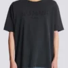 Vintage Balmain-broderad T-shirt Vintage Balmain-broderad T-shirt