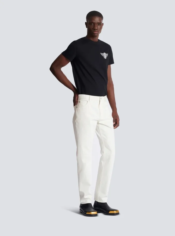 Vita jeans i rak modell Vita jeans i rak modell