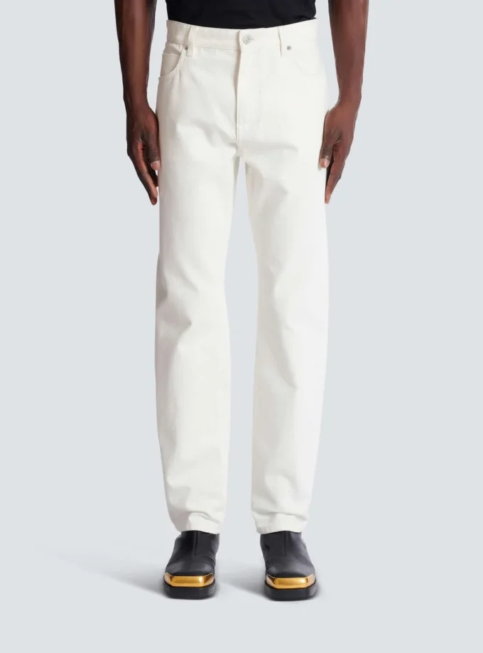Vita jeans i rak modell Vita jeans i rak modell