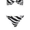 Zebra tvådelad baddräkt