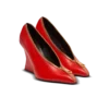 Zip Wedge-pumps i lammskinn